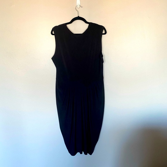 Black Knee Length Sleeveless Stretchy Dress by Hypnotized - Picture 7 of 8